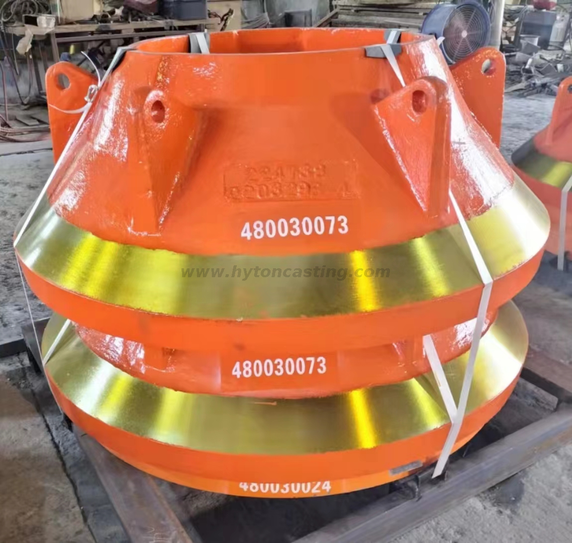 Manganese Steel Mantle Bowl Liner Suit Terex Cedarapids Mvp Mvp