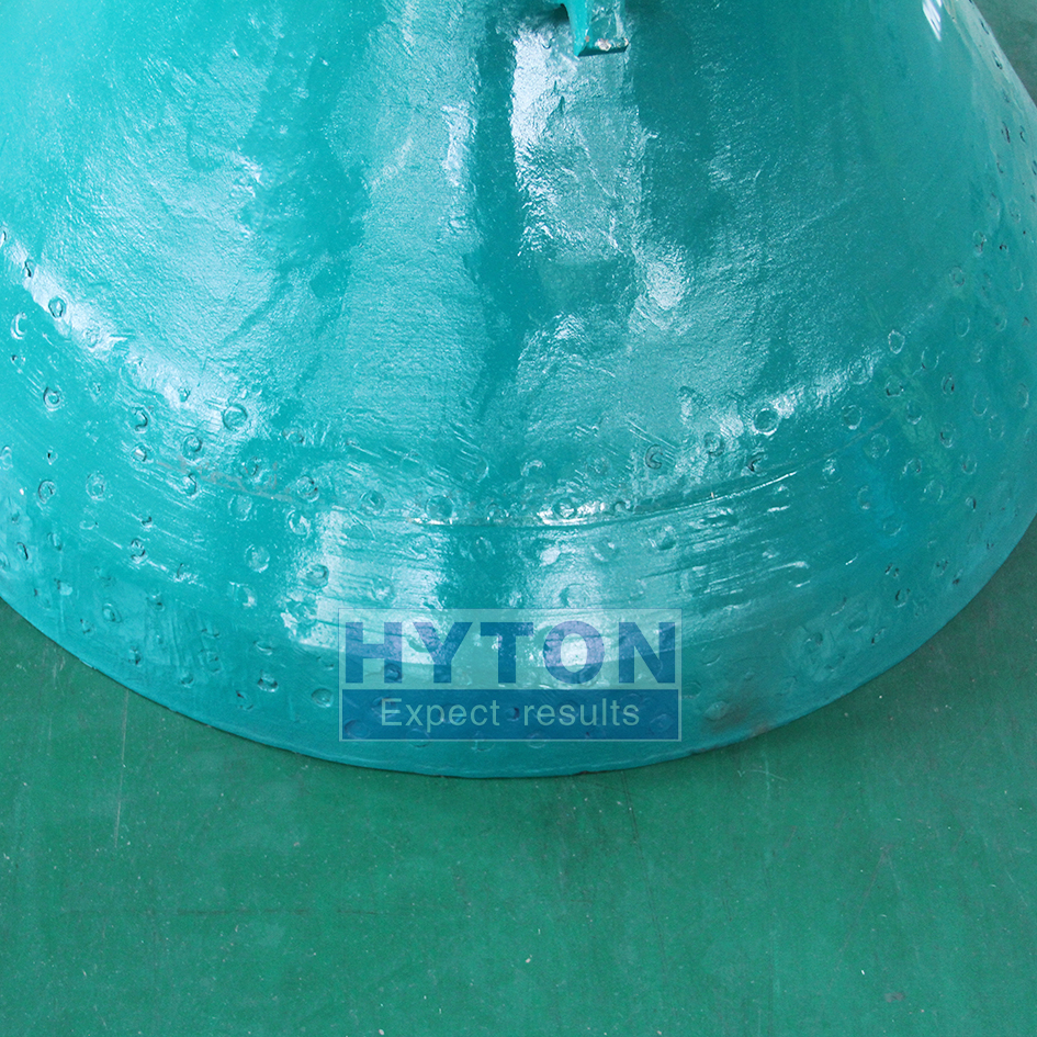 Hyton Metso GP220 Mn18 Mantle with Titanium Carbide Insert (4)