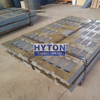 Fixed Jaw Plate Suit to Sandvik CJ412&JM1208 Jaw Crusher Spare Parts