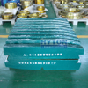 Wear Part Fixed Jaw Plate with Mn18+Cr26 Inserts HT-814390552600 Fit for Metso C145 Jaw Crusher 