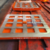 McCloskey J50V2 Mobile Jaw Crusher Accessory Mn18Cr2 Fixed Jaw Plate HT-551-015-084-18