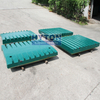 Mn18Cr2 Jaw Plate with High Chromium Alloy Insert Applicable for Metso C140 Jaw Crusher