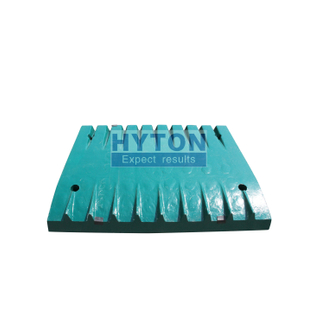 Mn18Cr2 Jaw Plate with High Chromium Alloy Insert Applicable for Metso C140 Jaw Crusher