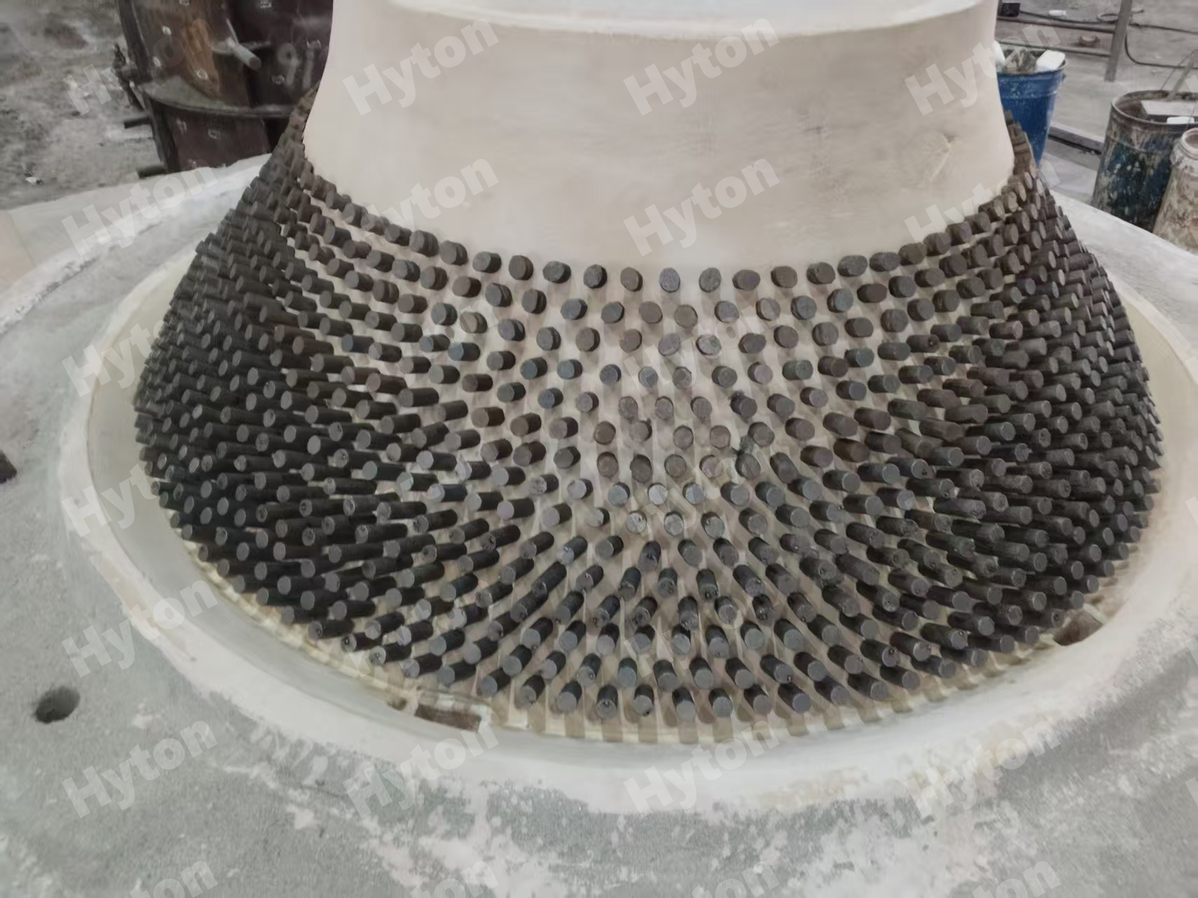 Hyton Crusher Wear Liners with TIC Insert (1)
