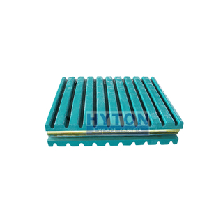Fit for Metso C145 Jaw Crusher Wear Part Movable Jaw Plate with Mn18+Cr26 Inserts HT-814390552700